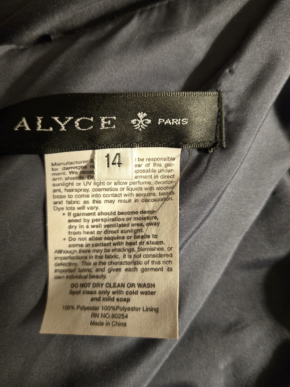 Alyce Paris Black Beaded-Strap Maxi Gown - Picture 8 of 12